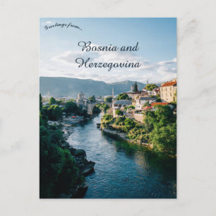 Mostar Bosnië en Herzegovina Briefkaart