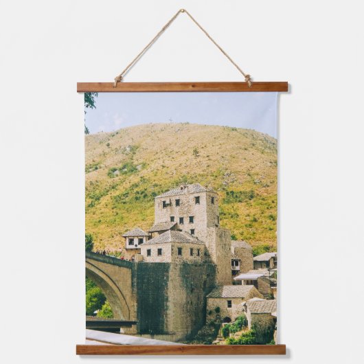 Mostar - Bosnië en Herzegovina Hangend Wandkleed (Voorkant)