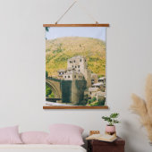 Mostar - Bosnië en Herzegovina Hangend Wandkleed (Slaapkamer)