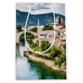 Mostar Bosnië en Herzegovina Medium Cadeauzakje (Voorkant)