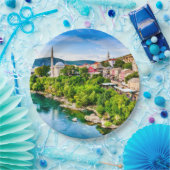 Mostar Bosnië en Herzegovina Papieren Bordje (Feest)