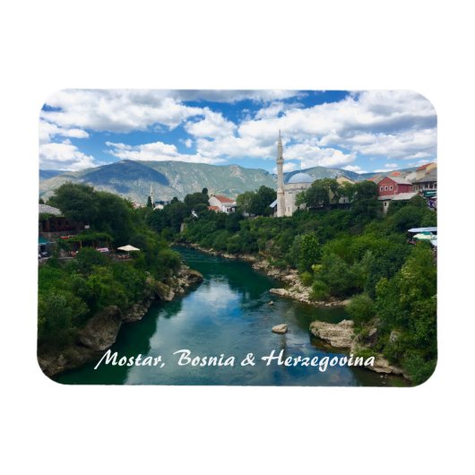 Mostar Bosnië & Herzegovina Magneet met schrijven (Horizontaal)
