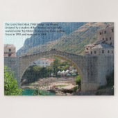 Mostar Bosnië The Old Bridge Large Legpuzzel (Horizontaal)