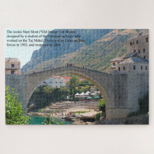 Mostar Bosnië's oude brug Legpuzzel