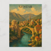  Mostar Bridge Bosnië Reizen Briefkaart (Voorkant)