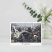 Mostar Bridge Briefkaart (Staand voorkant)