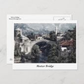 Mostar Bridge Briefkaart (Voorkant / Achterkant)