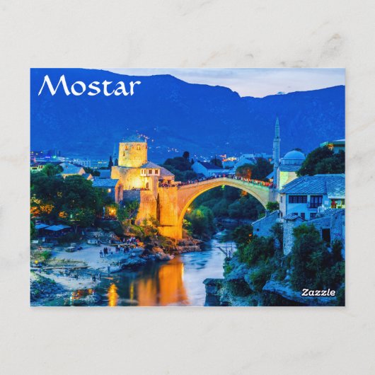 Mostar Briefkaart (Achterkant)