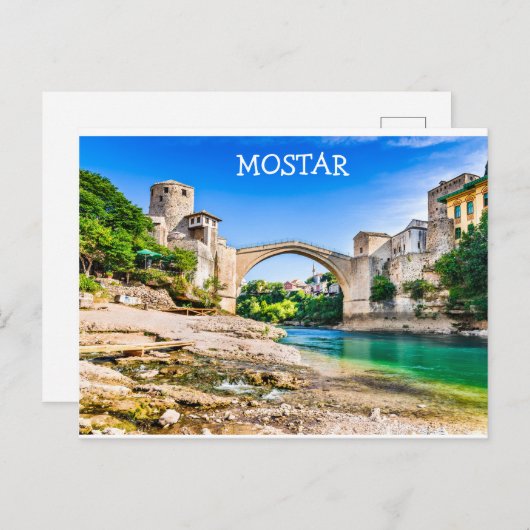 Mostar Briefkaart (Voorkant / Achterkant)