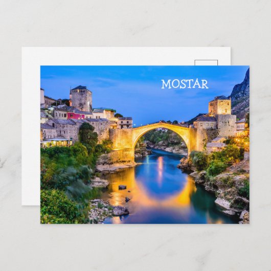 Mostar Briefkaart (Voorkant / Achterkant)