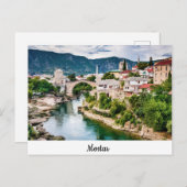 Mostar Briefkaart (Voorkant / Achterkant)