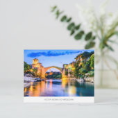 Mostar-briefkaart uit Bosnië-Herzegovina Briefkaart (Staand voorkant)