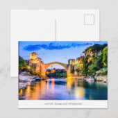 Mostar-briefkaart uit Bosnië-Herzegovina Briefkaart (Voorkant / Achterkant)