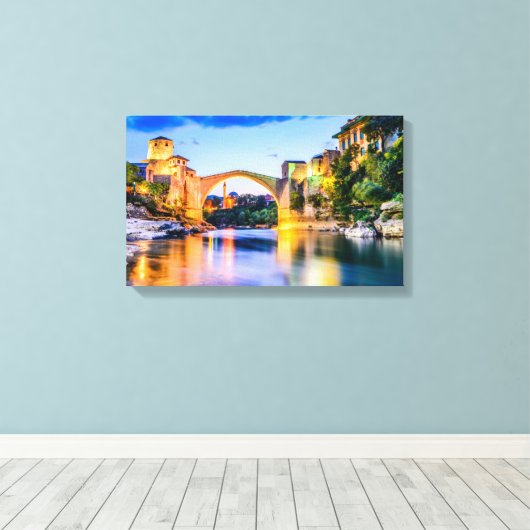 Mostar Canvas Afdruk (Insitu (Houten vloer))