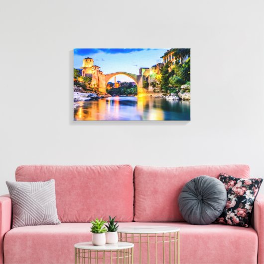 Mostar Canvas Afdruk (Insitu (Woonkamer))