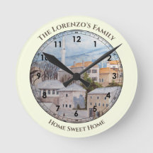 Mostar City Bosnia Acryl Townscape Painting