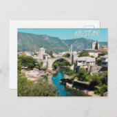 Mostar: Foto van olieverf Briefkaart (Voorkant / Achterkant)