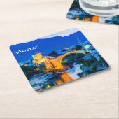 Mostar Kartonnen Onderzetters (Schuin)