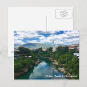 Mostar-kleurenBriefkaart met schrijven Briefkaart (Voorkant / Achterkant)