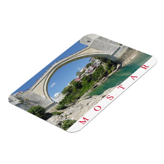 Mostar Old Bridge fridge magnet Magneet (Linkerzijde)