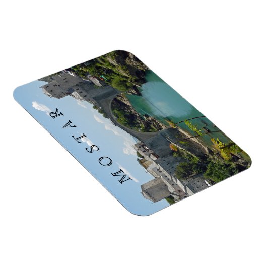 Mostar Old Bridge uitzicht fridge magnet Magneet (Rechterzijde)