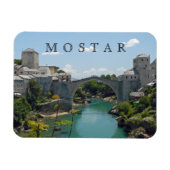Mostar Old Bridge uitzicht fridge magnet Magneet (Horizontaal)