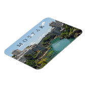Mostar Old Bridge uitzicht fridge magnet Magneet (Linkerzijde)