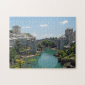 Mostar Old Bridge uitzicht puzzel Legpuzzel (Horizontaal)