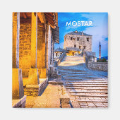Mostar Old City magnet, Bosnië Magneet (Voorkant)