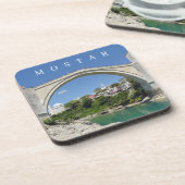 Mostar Oude Brug uitzicht onderzetters (Linkerzijde)
