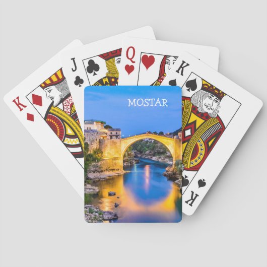 Mostar Speelkaarten (Achterkant)