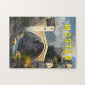 Mostar Stari most Travel Oil Painting Art Legpuzzel (Horizontaal)