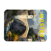 Mostar Stari most Travel Oil Painting Art Magneet (Horizontaal)