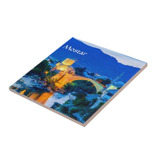 Mostar Tegeltje (Zijkant)