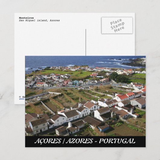 Mosteiros - Azoren Briefkaart (Voorkant / Achterkant)