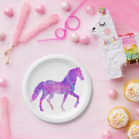 Mosterang silhouette - Kies achtergrondkleur Papieren Bordje (Feest)