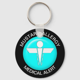 Mosterd Allergy Sleutelhanger