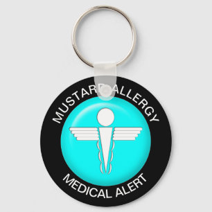 Mosterd Allergy Sleutelhanger