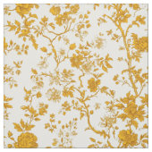 Mosterd Bloemstengels Stof (Swatch)