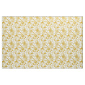 Mosterd Bloesem Toile Stof (Yard (91,4 cm))
