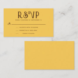 Mosterd  Boho RSVP Informatiekaartje