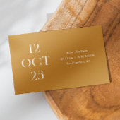 Mosterd Bruine Herfst Bruiloft | Rusticale Herfst  Save The Date