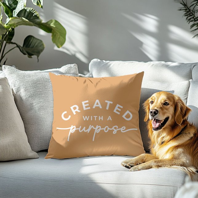 Mosterd Christelijk quote Sierkussen (Creator heeft geüpload)