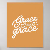 Mosterd Christelijke genade op genade Poster (Voorkant)