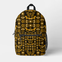 Mosterd Dala Zweeds Paard Print