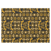 Mosterd Dala Zweeds Paard Print Tafelkleed (Voorkant (Horizontaal))