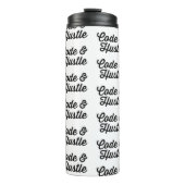 Mosterd en code thermosbeker (Voorkant)