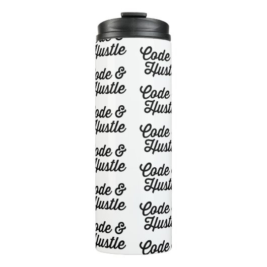 Mosterd en code thermosbeker (Voorkant)