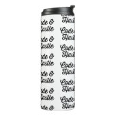 Mosterd en code thermosbeker (Gedraaid links)