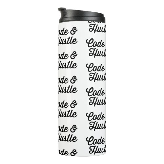 Mosterd en code thermosbeker (Geroteerd rechts)